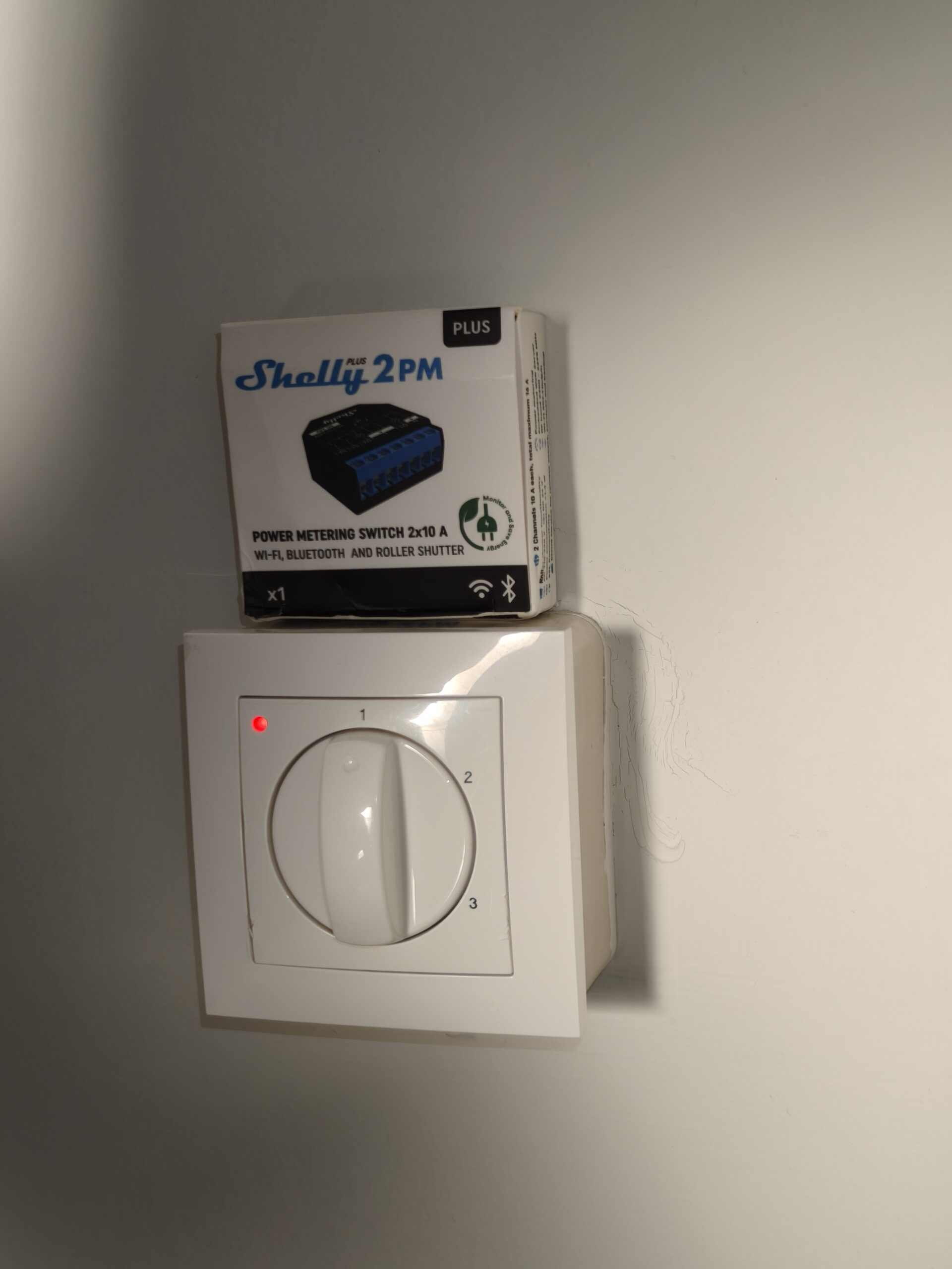 Shelly 2PM module installatie