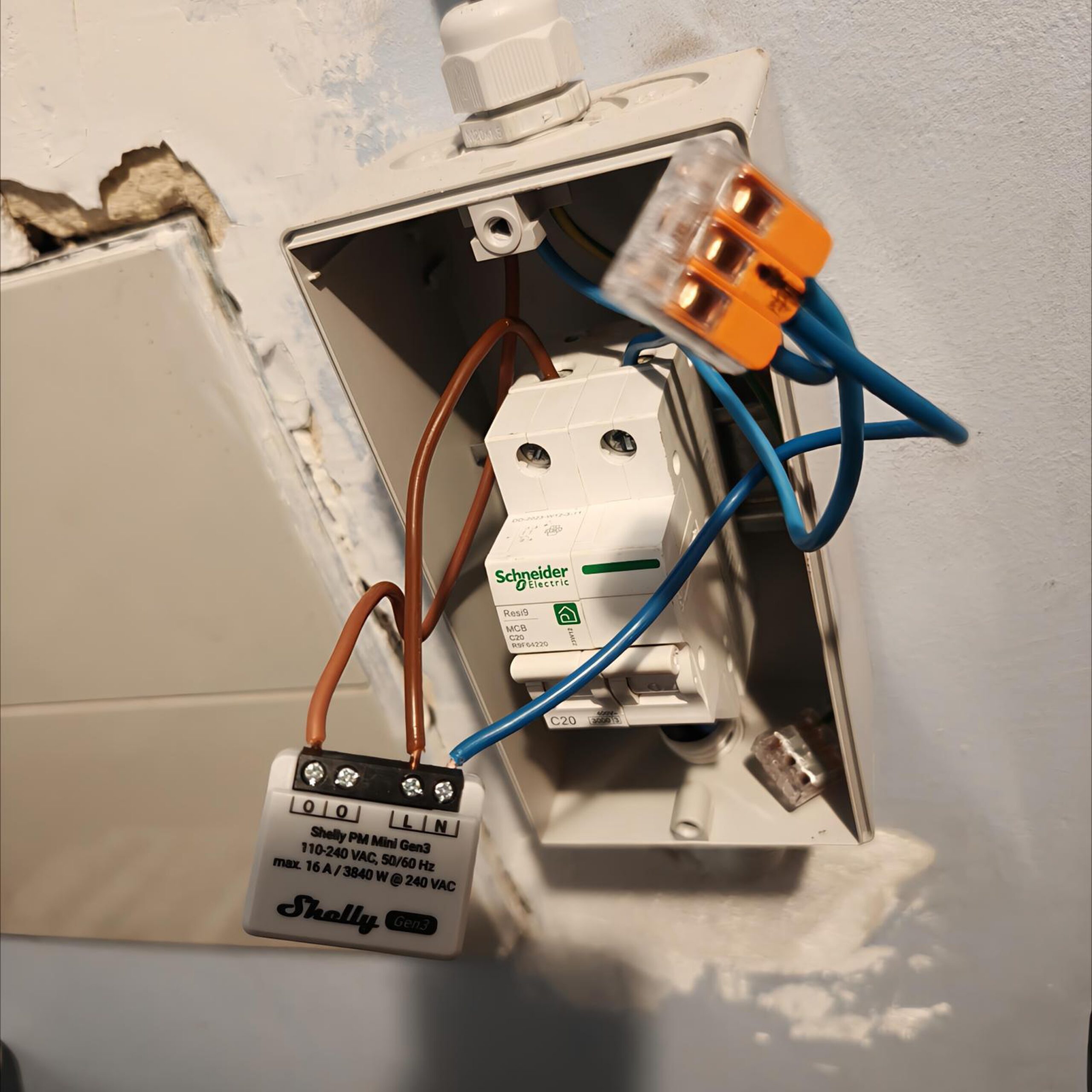 Aansluiten domotica componenten