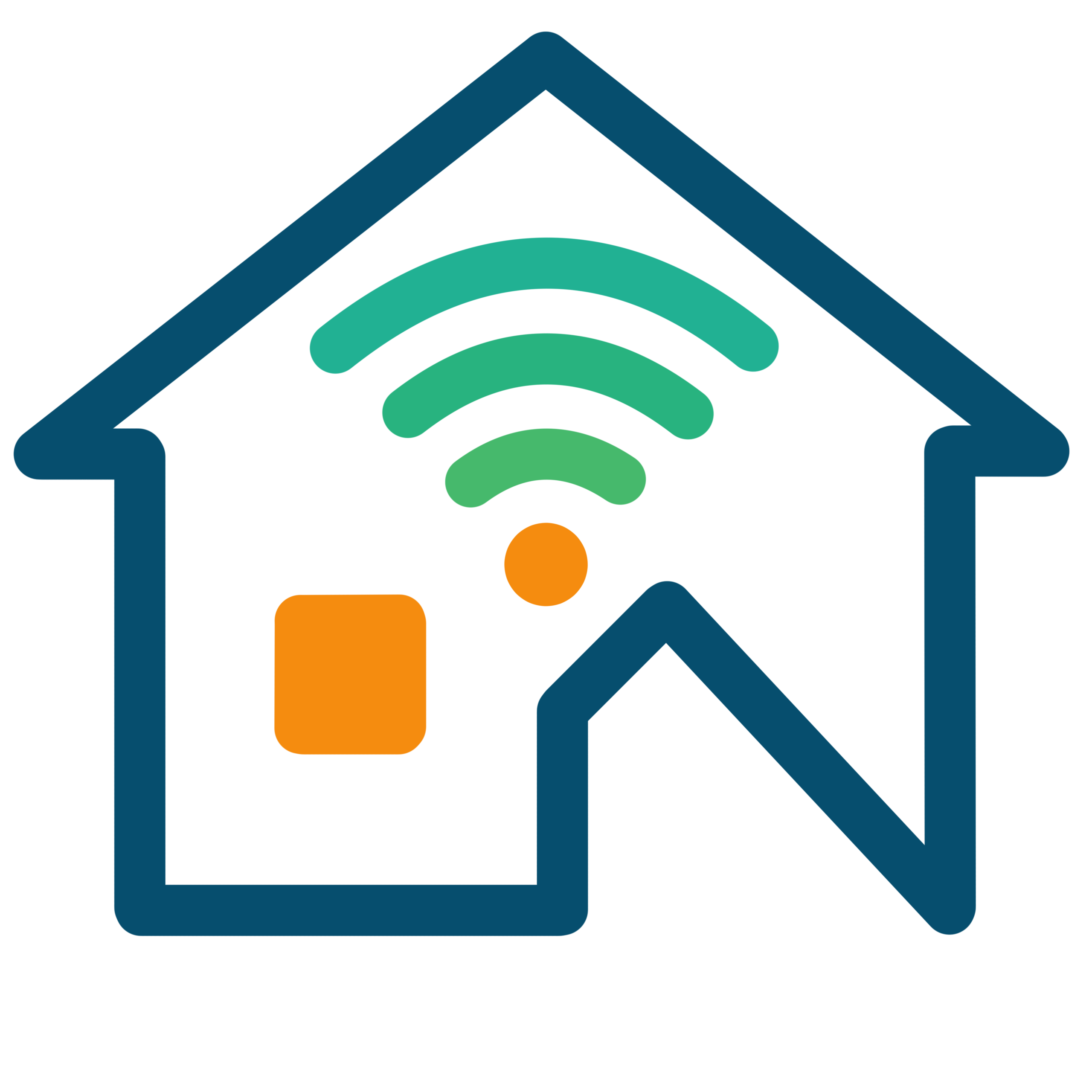 Logo slimmer thuis zonder tekst